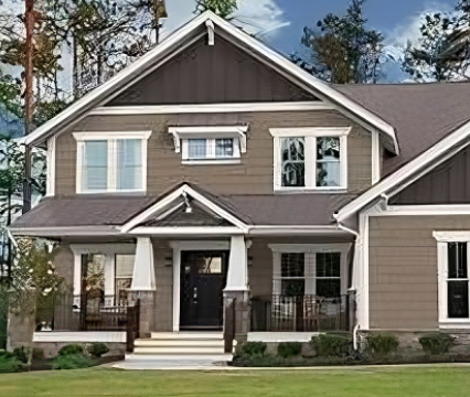 roof of usa america house upper middle class new building area